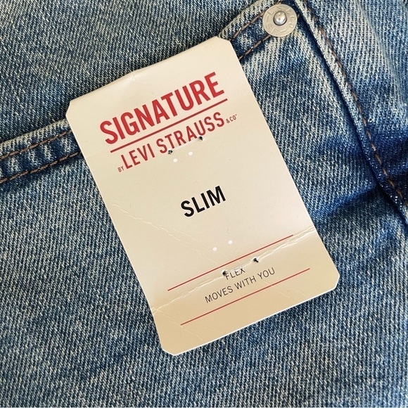 Levi Strauss & Co. Signature Men's Size 38X30 Slim flex Fit Jeans NWT - Picture 4 of 10